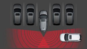 Tính năng của hệ thống cảnh báo phương tiện cắt ngang khi lùi xe RCTA